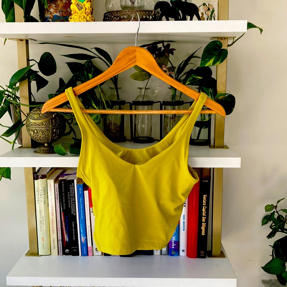 Yellow Lululemon align tank
